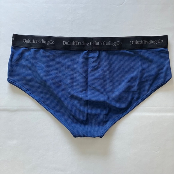 2 Pairs of Duluth Trading Buck Naked Briefs Mens Size 2XL (44-46), Black & Blue - Picture 6 of 10